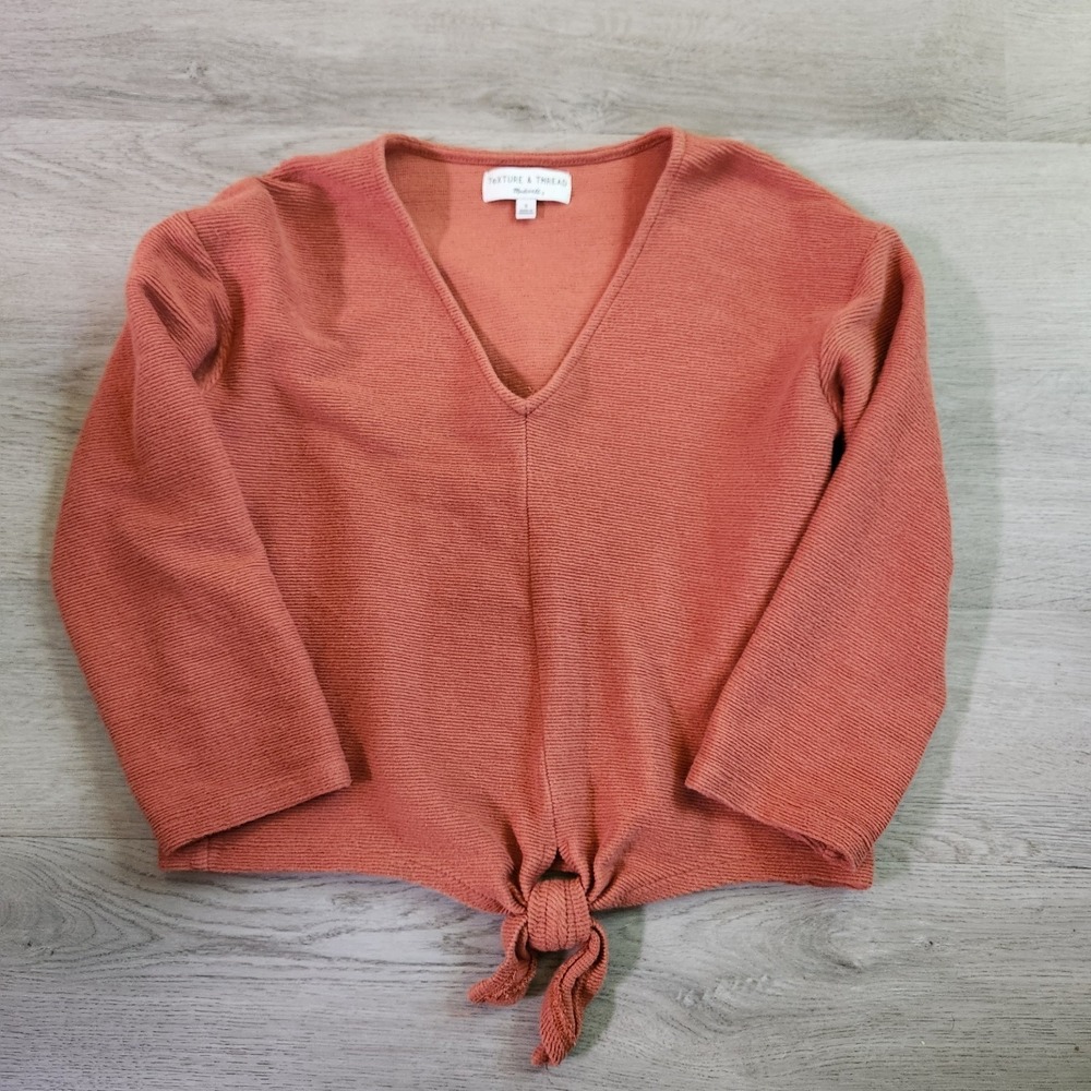 Madewell Texture & Thread 3/4 Sleeve Top
